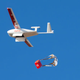 Zipline delivery drone flying